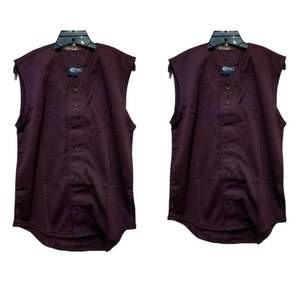 NEW TAG TEAM unisex 2 new youth button down sports mesh jersey uniform tank tops